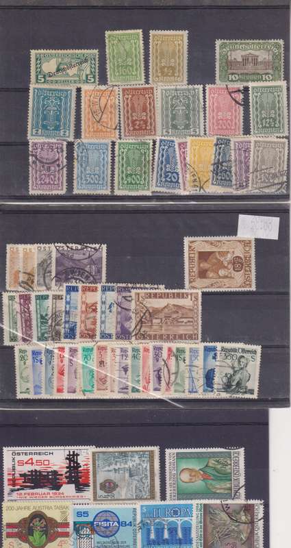 R12 SALE - COLLECTION OF AUSTRIAN STAMPS