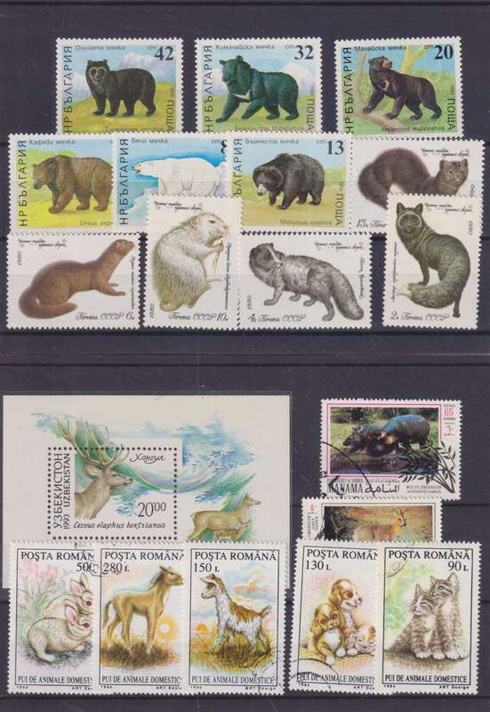 R12 SALE - COLLECTION OF THEMATIC STAMPS - ANIMALS