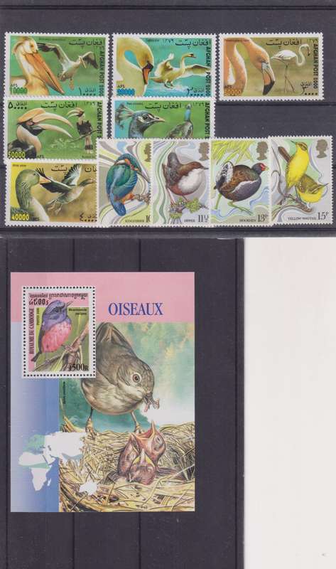 R12 SALE - COLLECTION OF THEMATIC STAMPS - BIRDS