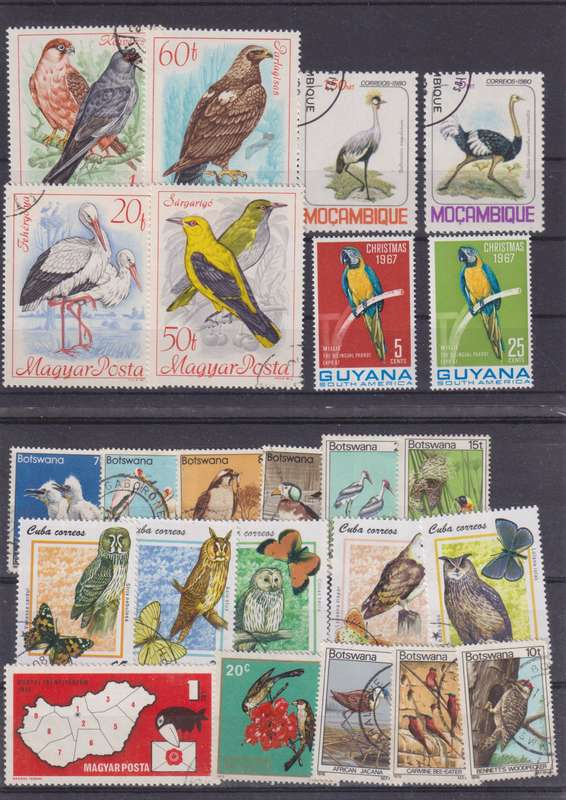R12 SALE - COLLECTION OF THEMATIC STAMPS - BIRDS