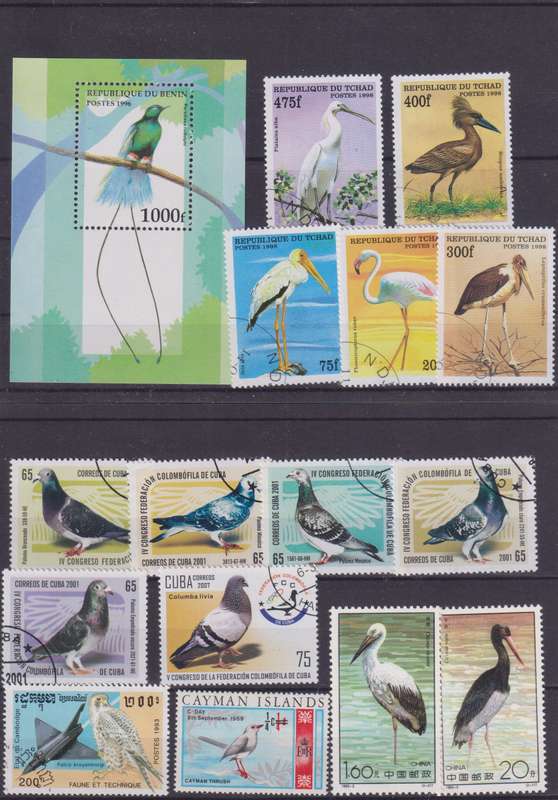 R12 SALE - COLLECTION OF THEMATIC STAMPS - BIRDS