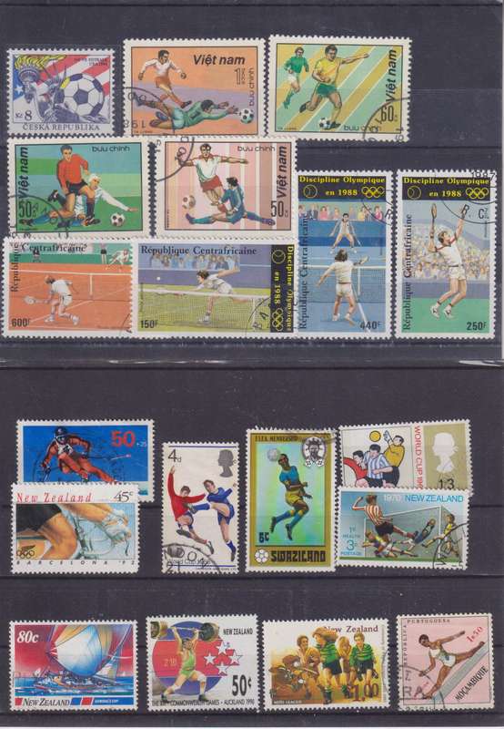 R12 SALE - COLLECTION OF THEMATIC STAMPS - SPORT