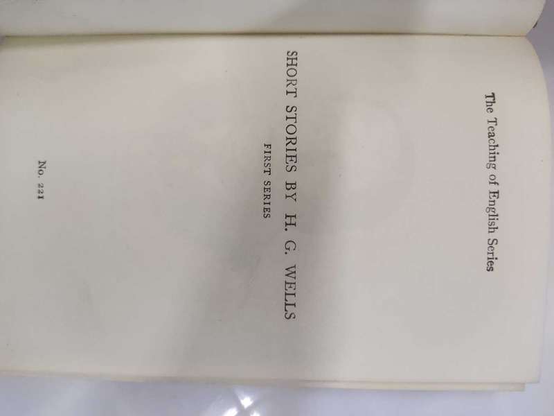 Short Stories by H. G. Wells First Series