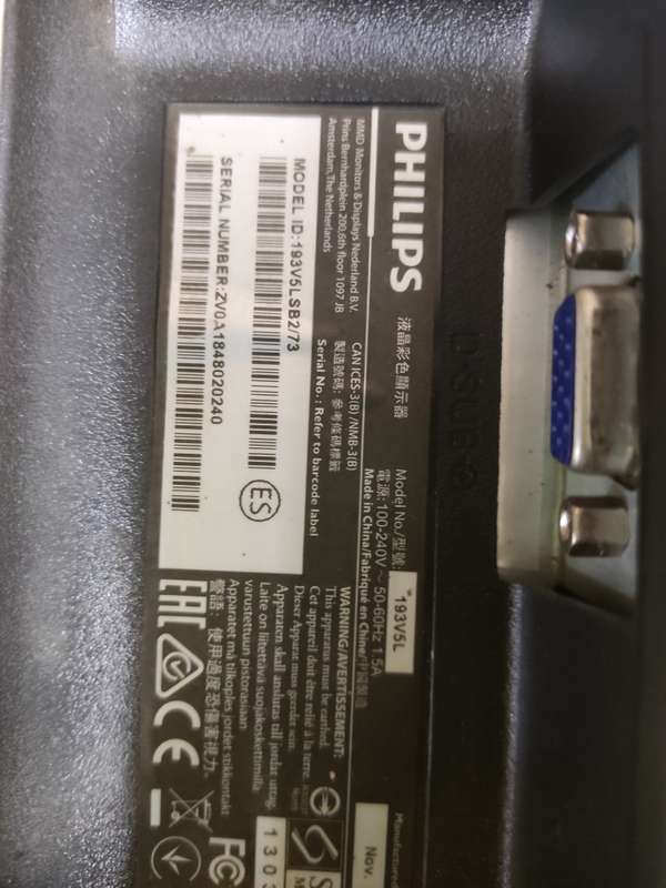 Philips 193V5L Monitor