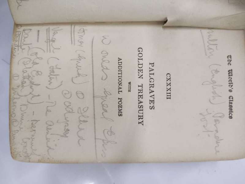Palgrave's Golden Treasury with Additional Poems