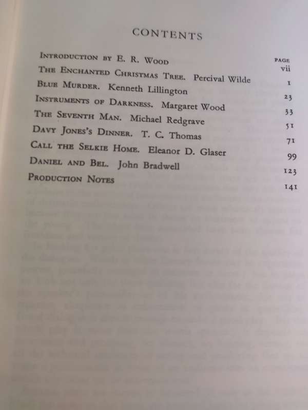 The First Windmill Book of One-Act Plays - E.R.Wood Ed.