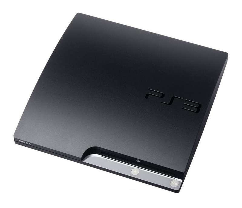 Sony PlayStation 3 Slim 120GB Console + 2 New Controllers + 6 Games (PS3)