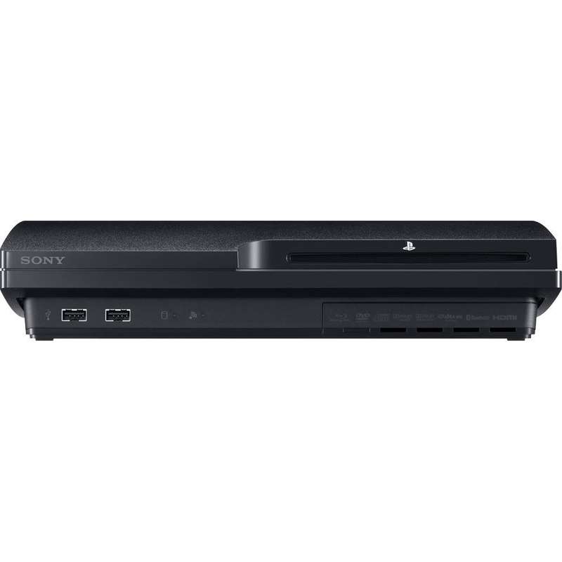 Sony PlayStation 3 Slim 120GB Console + 2 New Controllers + 6 Games (PS3)