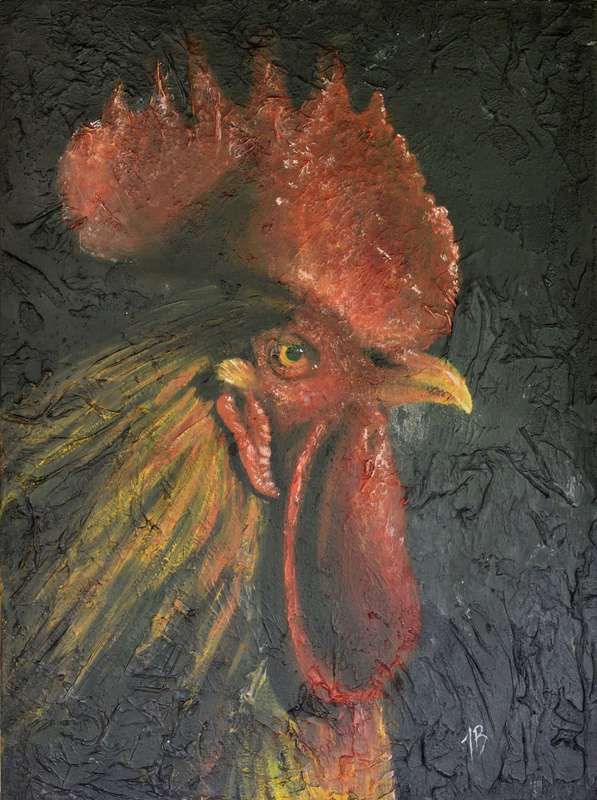 "Cynosure" Textured painting