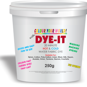 Dye-It Hot & Cold Water Fabric Dyes 250gm Tub