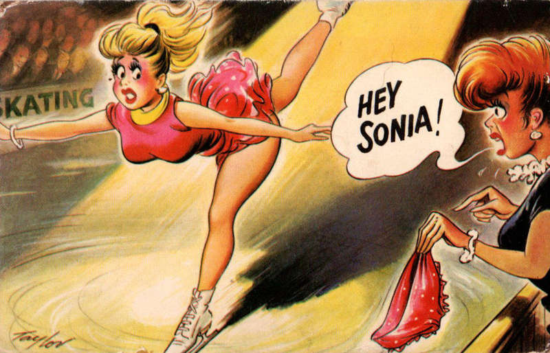 Postcard-Bamforth- Printed in England- COMIC Series No. 524