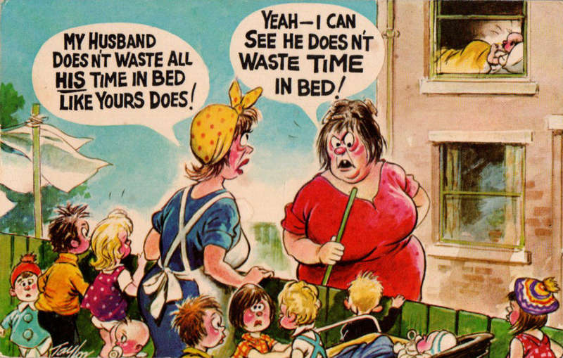 Postcard-Bamforth- Printed in England- COMIC Series No. 628