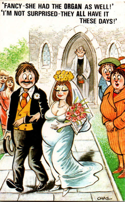 Postcard-Bamforth- Printed in England- COMIC Series No. 642