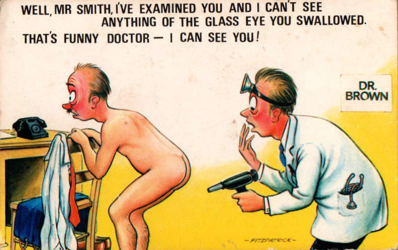 Postcard-Bamforth- Printed in England- COMIC Series No. 687