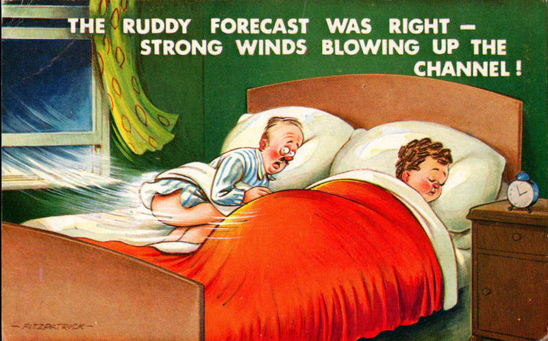 Postcard-Bamforth- Printed in England- COMIC Series No. 2252