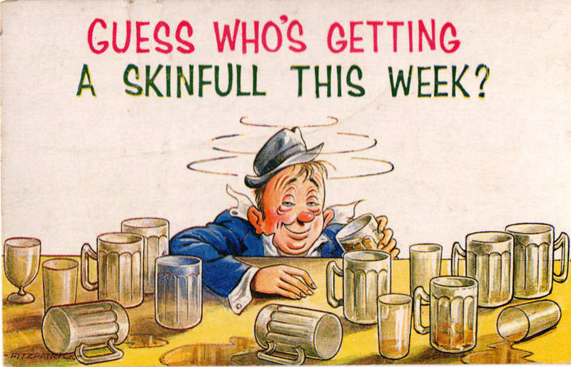 Postcard-Bamforth- Printed in England- SEASIDE COMIC Series No. 2300