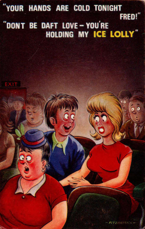 Postcard-Bamforth- Printed in England- COMIC Series No. 2360