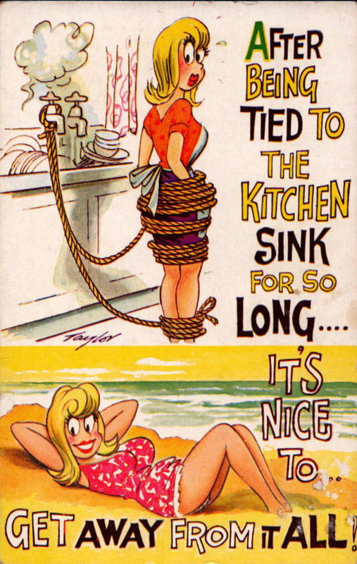 Postcard-Bamforth- Printed in England- SEASIDE COMIC Series No. 2549
