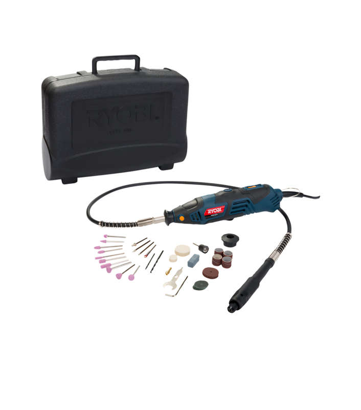 Ryobi Mini Tool KIT 130W With 40 PCE Accessory and Flexible Shaft CHT-40K