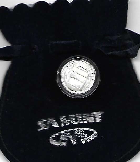R1 AUCTION - 2012 2 1/2C SILVER PROOF FLYPRESS TICKEY - GAUTRAIN.
