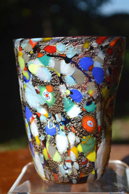 MAGNIFICENT BEAUTY. BRAND NEW, SIGNED & IN ORIGINAL PACKAGING. MURANO TUMBLER IMPORTED FROM ITALY!