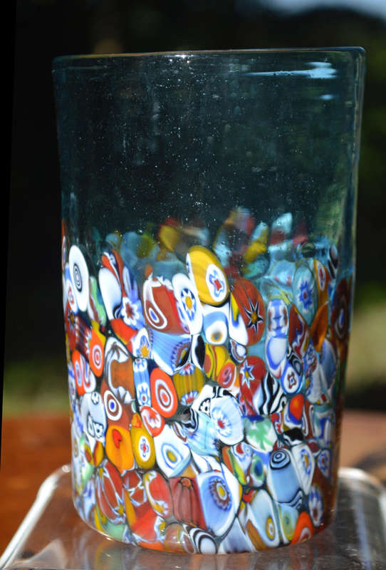 MAGNIFICENT BEAUTY. BRAND NEW, SIGNED & IN ORIGINAL PACKAGING. MURANO TUMBLER IMPORTED FROM ITALY!