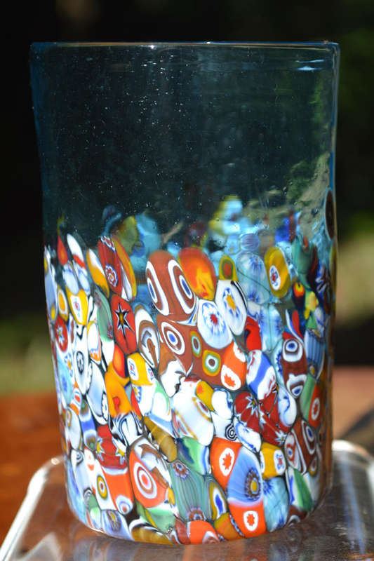 MAGNIFICENT BEAUTY. BRAND NEW, SIGNED & IN ORIGINAL PACKAGING. MURANO TUMBLER IMPORTED FROM ITALY!