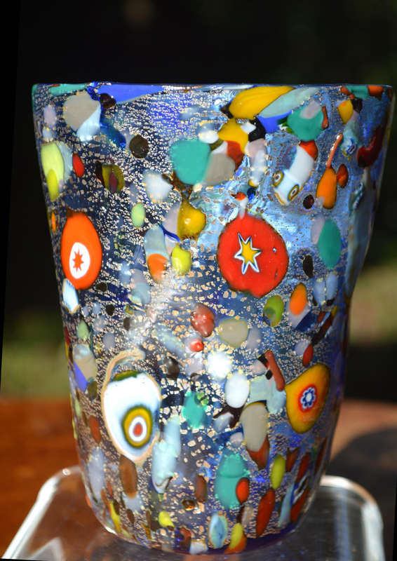 MAGNIFICENT BEAUTY. BRAND NEW, SIGNED & IN ORIGINAL PACKAGING. MURANO TUMBLER IMPORTED FROM ITALY!