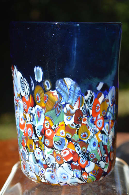 MAGNIFICENT BEAUTY. BRAND NEW, SIGNED & IN ORIGINAL PACKAGING. MURANO TUMBLER IMPORTED FROM ITALY!