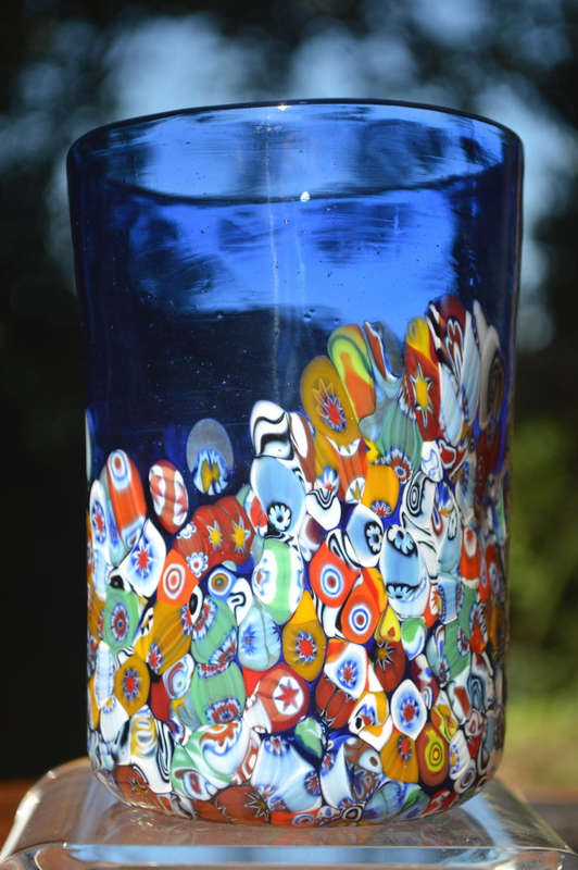 MAGNIFICENT BEAUTY. BRAND NEW, SIGNED & IN ORIGINAL PACKAGING. MURANO TUMBLER IMPORTED FROM ITALY!