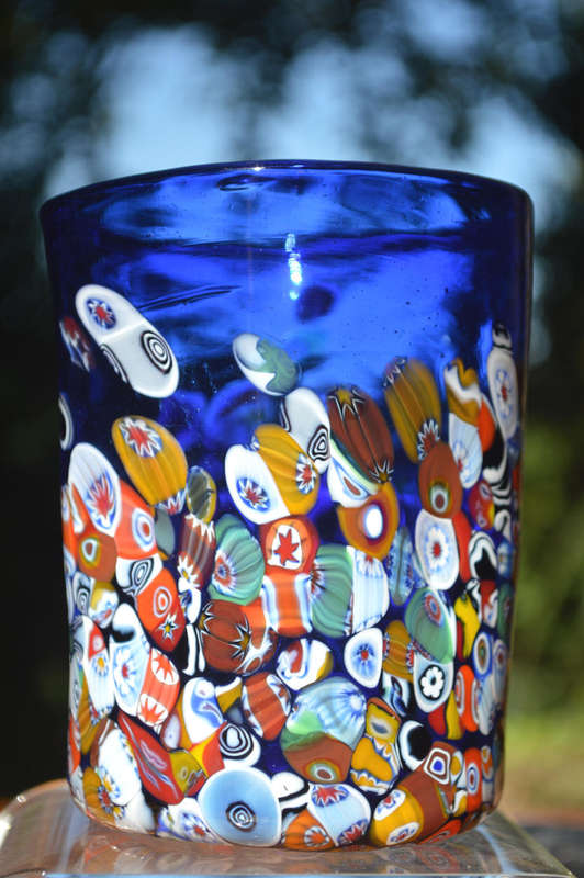MAGNIFICENT BEAUTY. BRAND NEW, SIGNED & IN ORIGINAL PACKAGING. MURANO TUMBLER IMPORTED FROM ITALY!