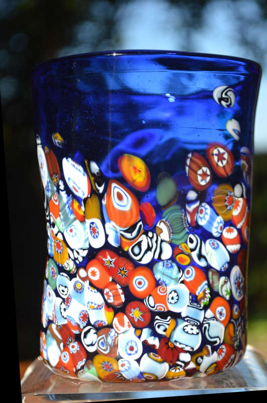 MAGNIFICENT BEAUTY. BRAND NEW, SIGNED & IN ORIGINAL PACKAGING. MURANO TUMBLER IMPORTED FROM ITALY!