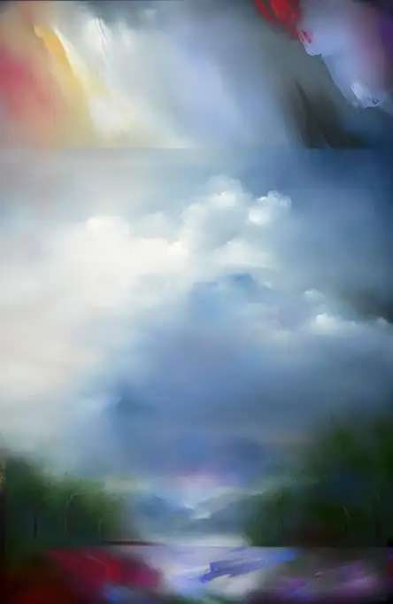 ANTON UYS (1947-) : SPEAK CLOUD SPEAK SIGNED, DATED & NUMBERED ORIGINAL PHOTOLITHOGRAPH (ED 100)
