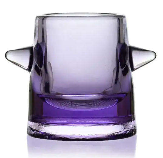CLASSIC CZECH ART GLASS VASE : DESIGNED IN 1964 BY THE FAMOUS GLASS MASTER ADOLF MATURA (1921-1979)