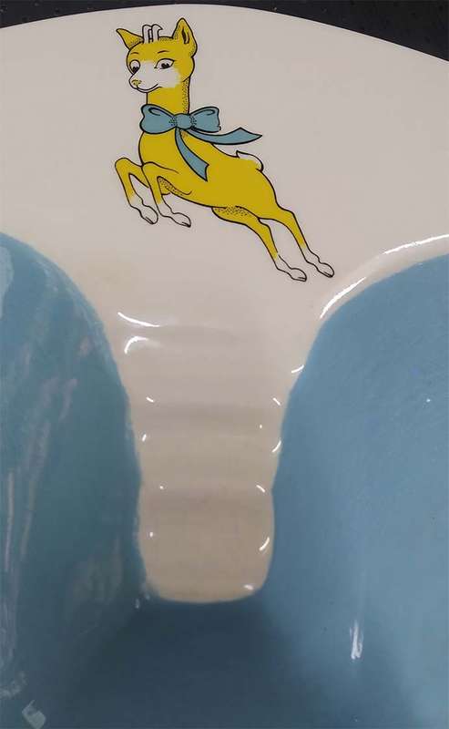 Beswick Porcelain Babycham Ashtray - 1960's / 1970's