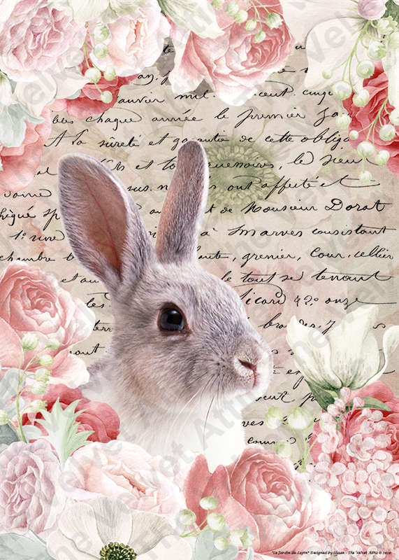 Set of 6 Velvet Attic Decoupage Papers