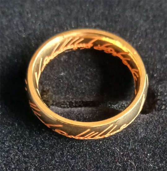 Of Elven Make Elf Ring - 18K Gold Plated - Size 11