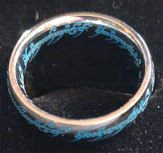 Of Elven Make Elf Ring - Stainless Steel Silver - Size 11