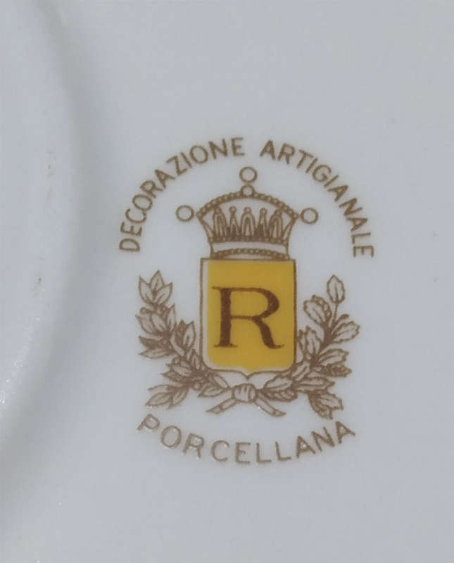Vintage Royal Tognana Porcellane Fish Plate