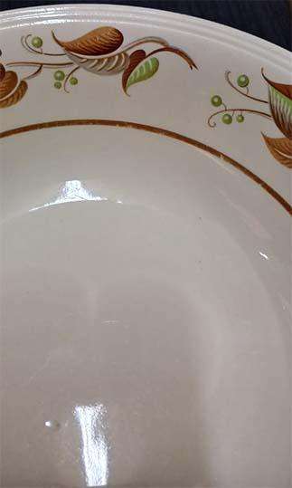 Pair of Large Vintage Grindley Pudding / Dessert Bowls