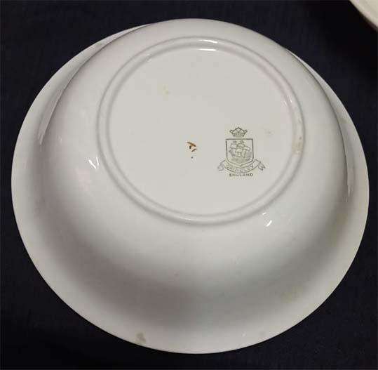Pair of Large Vintage Grindley Pudding / Dessert Bowls