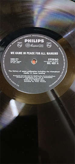 Vinyl LP Record - We Came In Peace For All Mankind