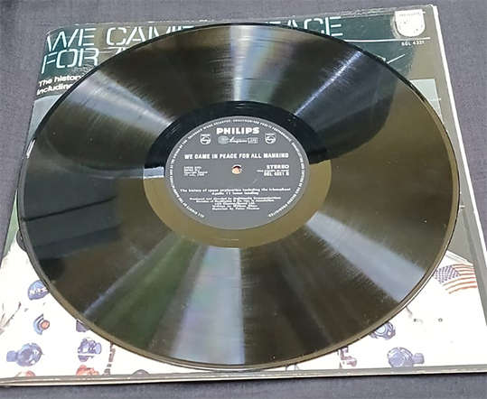 Vinyl LP Record - We Came In Peace For All Mankind