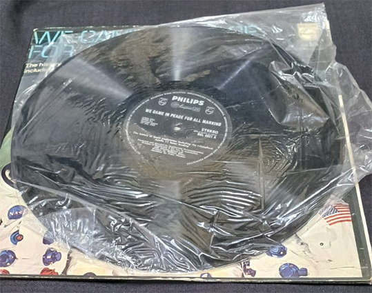 Vinyl LP Record - We Came In Peace For All Mankind