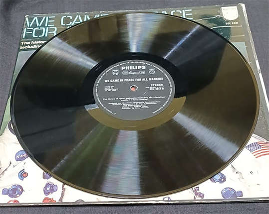 Vinyl LP Record - We Came In Peace For All Mankind
