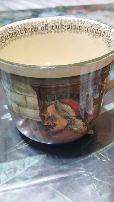 Vintage 1930's English Royal Doulton Cardinal Teacup
