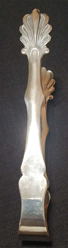 Silver Plated Ice Tongs
