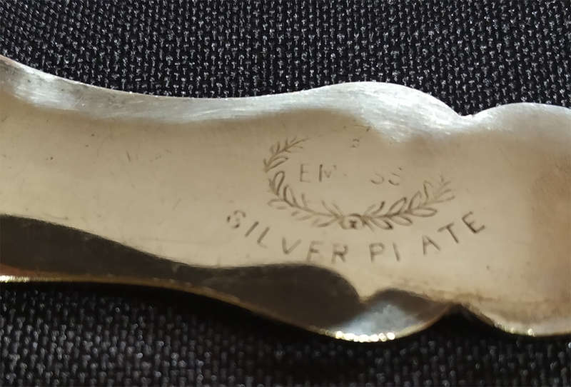 Silver Plated Ice Tongs