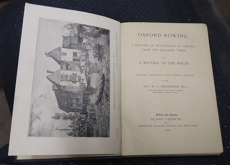 Oxford Rowing by Rev. W. E. Sherwood (1st Edition)