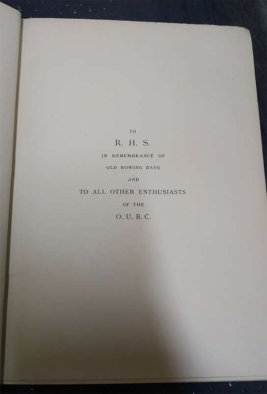 Oxford Rowing by Rev. W. E. Sherwood (1st Edition)